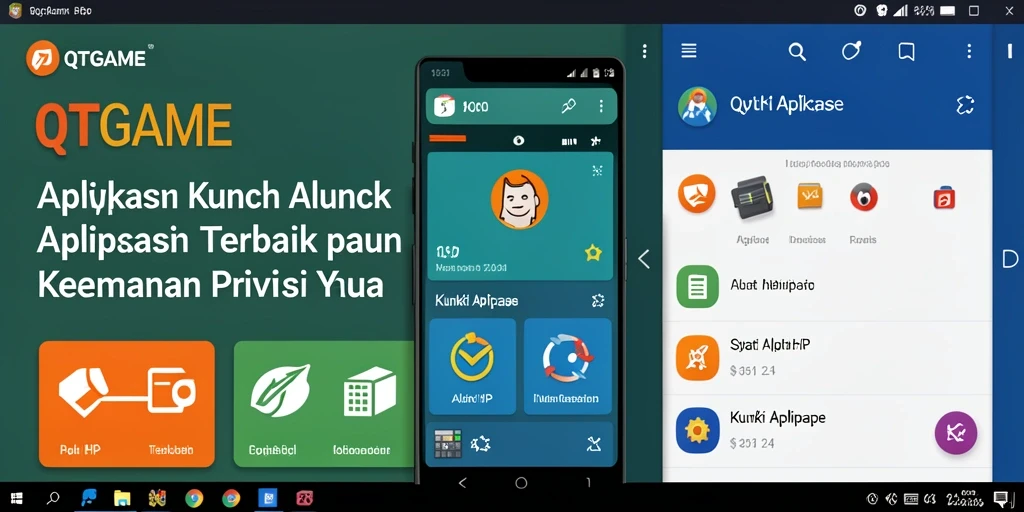Tampilan antarmuka QTGAME yang intuitif dan mudah digunakan.