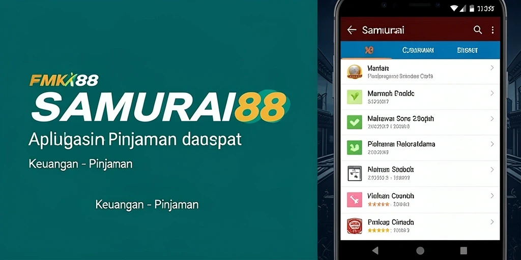 Tampilan antarmuka aplikasi SAMURAI88 yang sederhana dan fungsional.