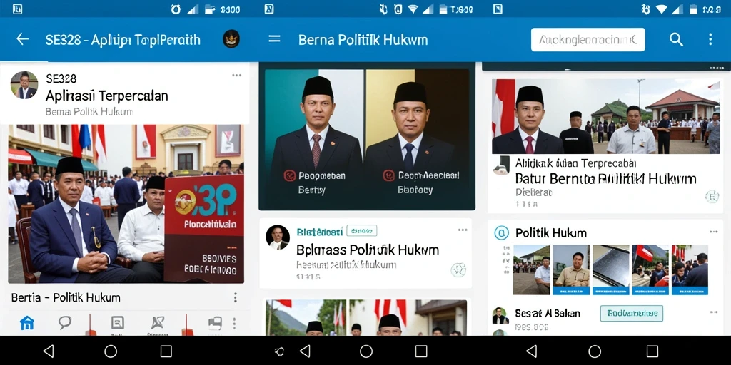 Tampilan antarmuka SE328 yang informatif dan mudah digunakan.