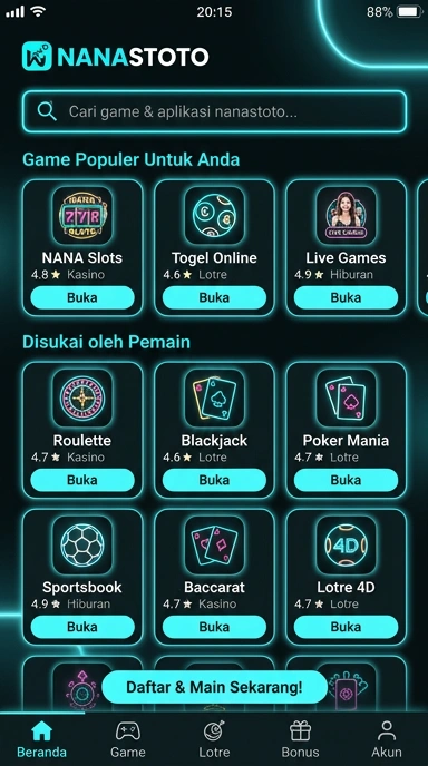 Aplikasi Populer & Kanal Uji di nanastoto — Temukan Pilihan Terbaik